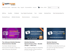 Tablet Screenshot of happyplugins.com